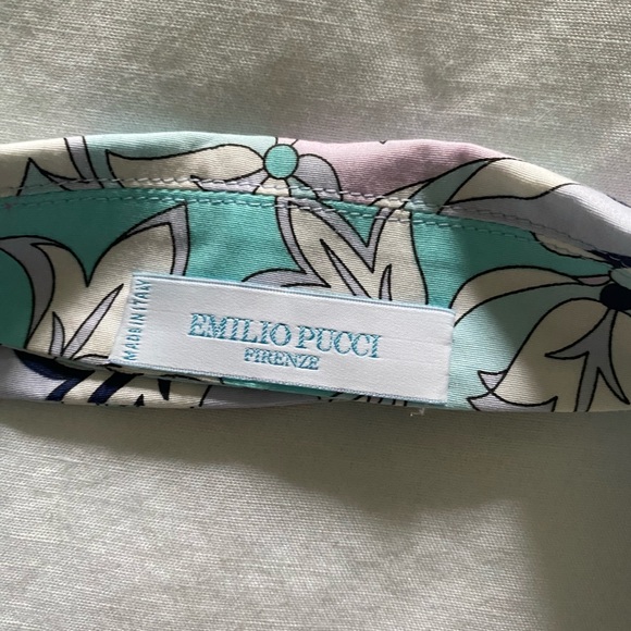 Emilio Pucci Halterneck Top Cotton blouse - Picture 3 of 5